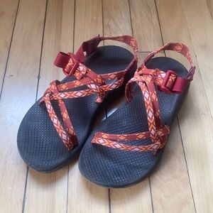 Chaco Z/Cloud X Sandals Red Peach SIZE 8 women’s